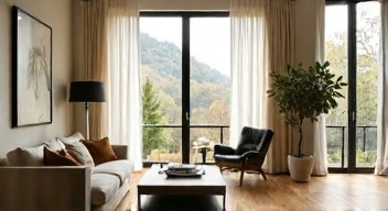 Der Einfluss von Gardinenstangen auf Raumwahrnehmung (2/10)